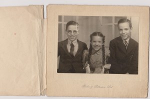 Photo of Judith with David and John